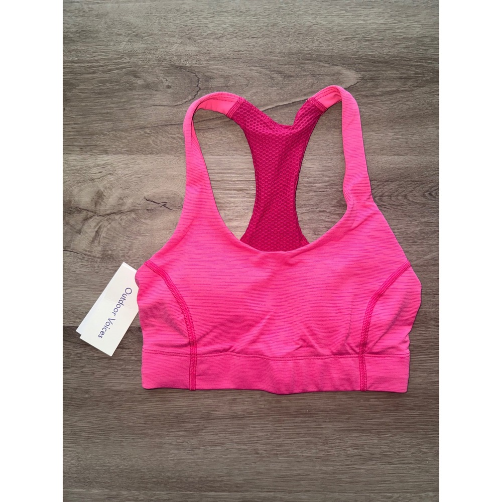 NWT Outdoor Voices Pink Sports Bra, XXS